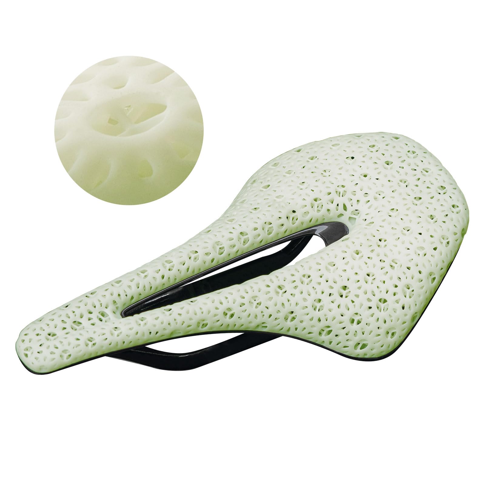 3D Printed Carbon Bike Saddle Ergonomic Ultralight Seat