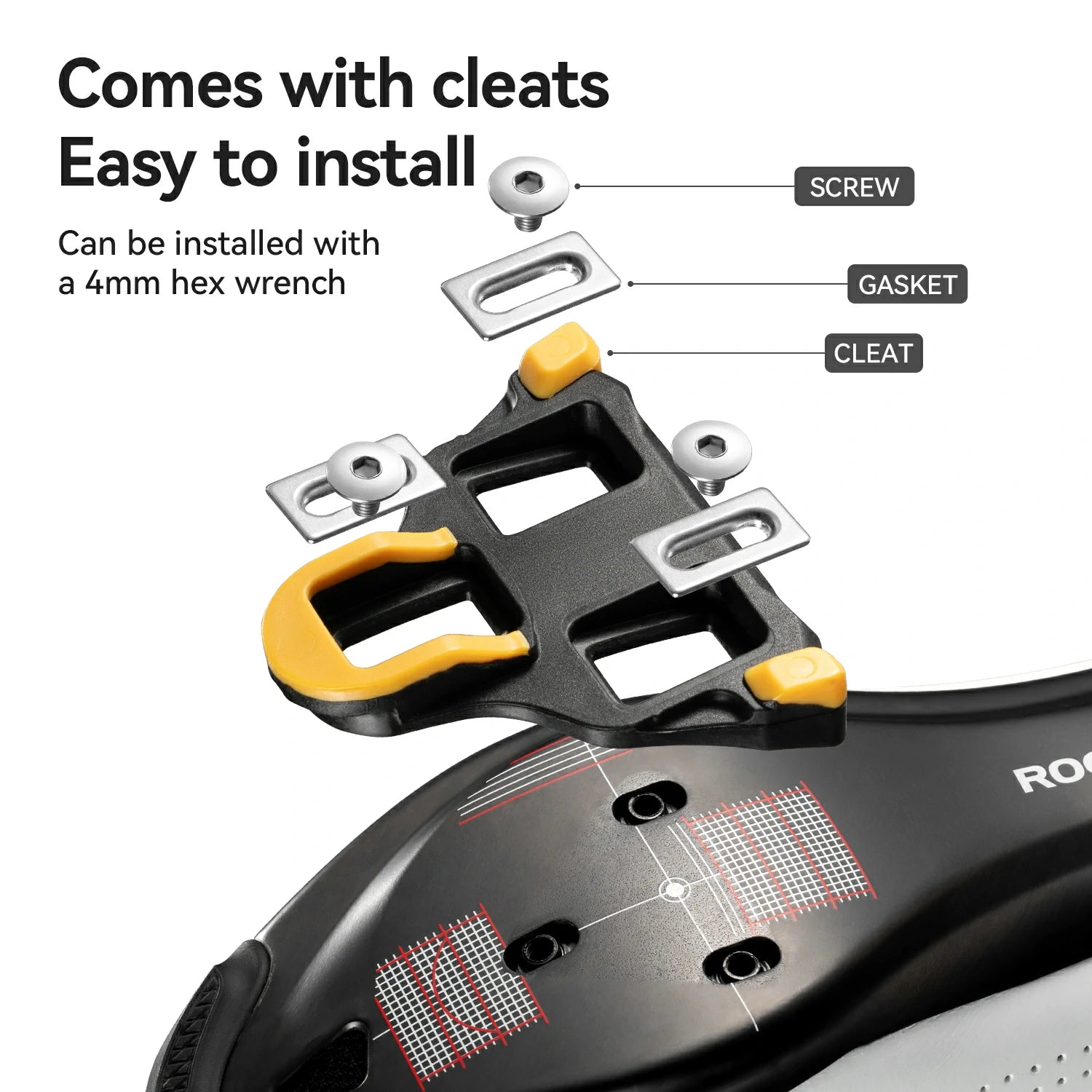 Road Bike Carbon Fiber Clipless Pedals SPD with Titanium Axle