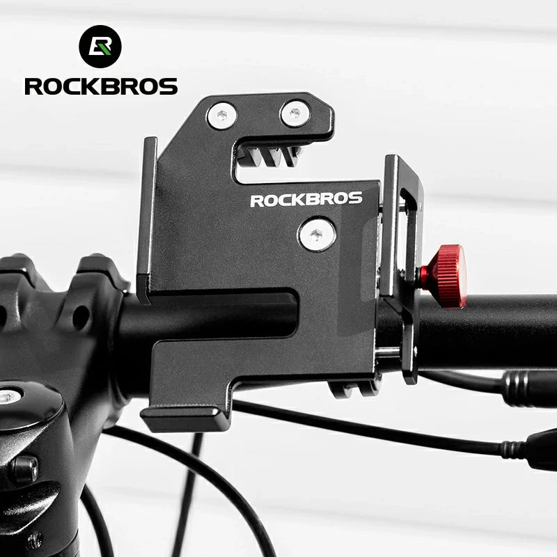 S Clip Ring Bike Phone Holder for 4.7–7.09" Phones