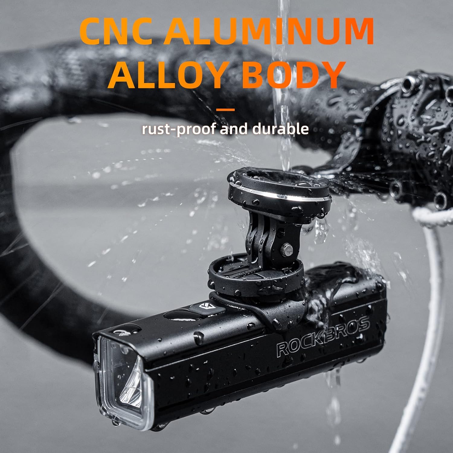 ROCKBROS Out Front Bike Mount Cycling Computer Mount Bike Handlebar 1.25''/ 31.8mm - ROCKBROS