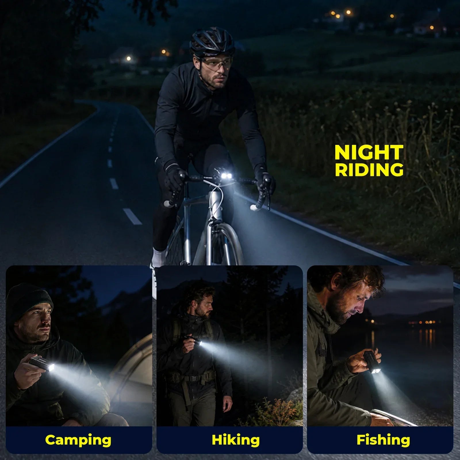 850 Lumen Rechargeable Bike Front Light BC29