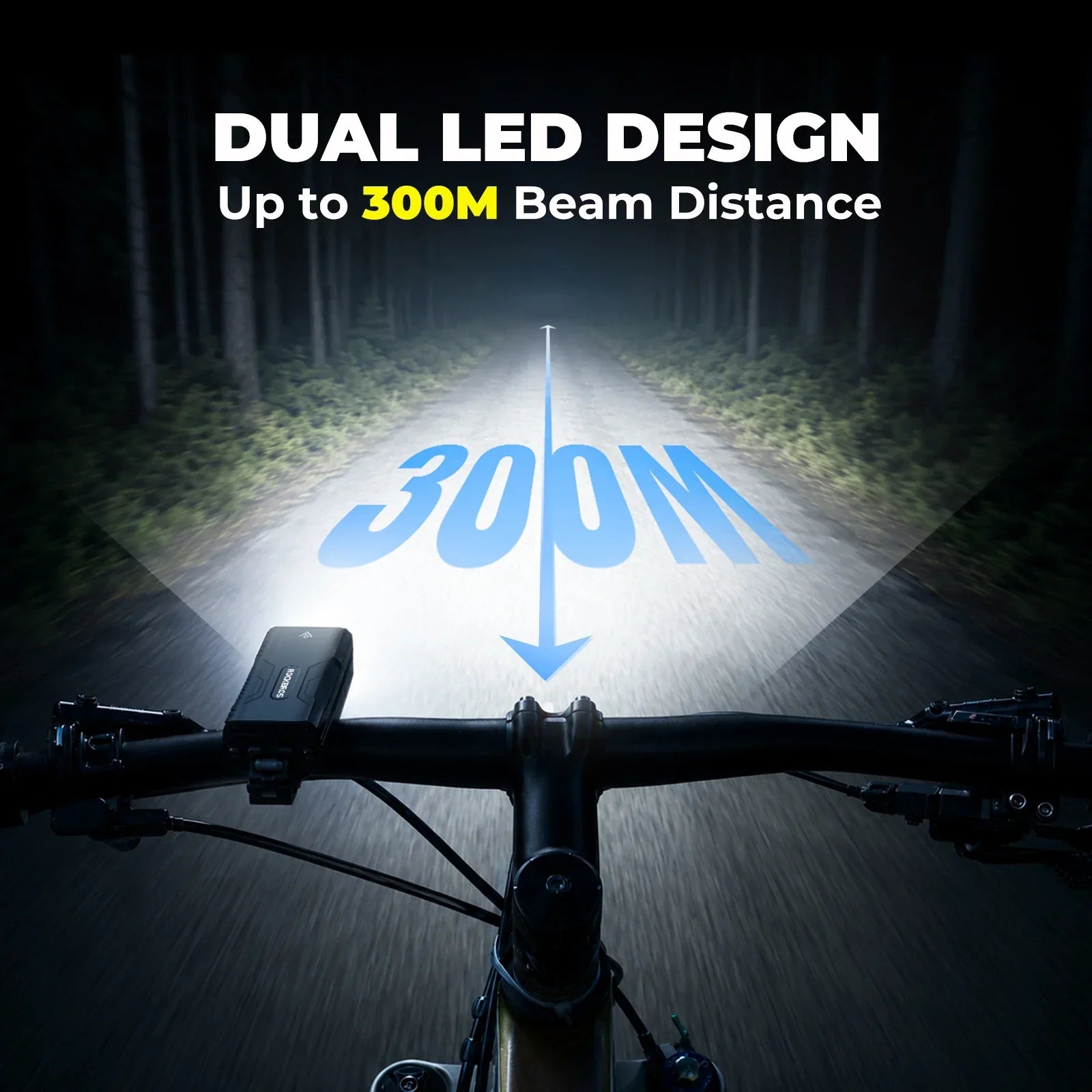850 Lumen Rechargeable Bike Front Light BC29
