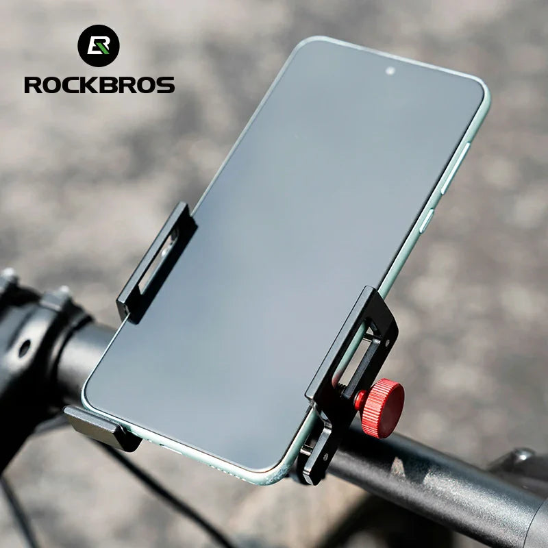 S Clip Ring Bike Phone Holder for 4.7–7.09" Phones