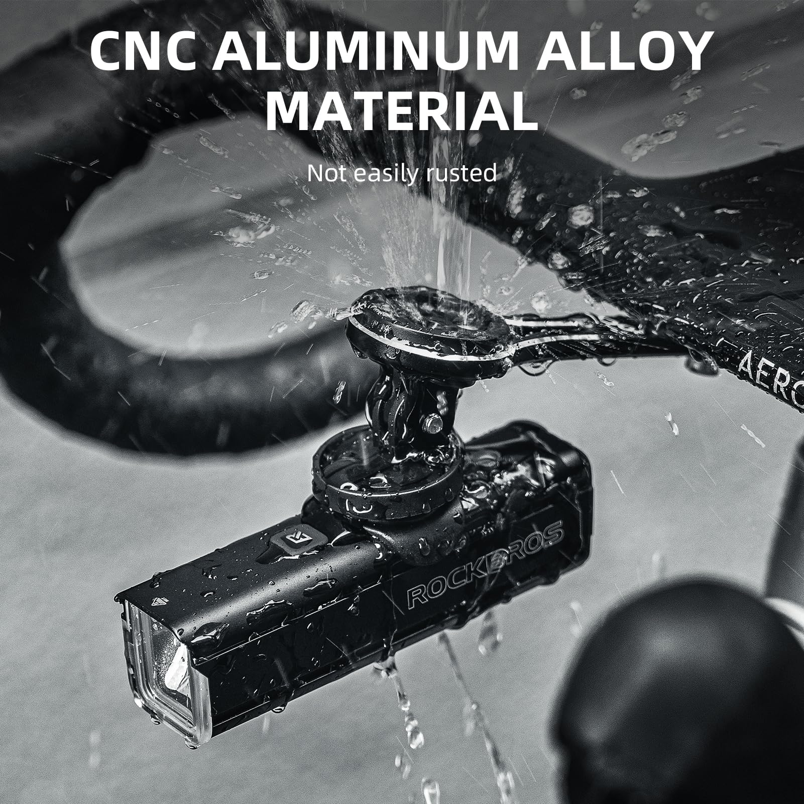 ROCKBROS Bike Aluminum Computer Mount  compatible with Garmin, Wahoo, Bryton, and GoPro - ROCKBROS#color_Big Logo