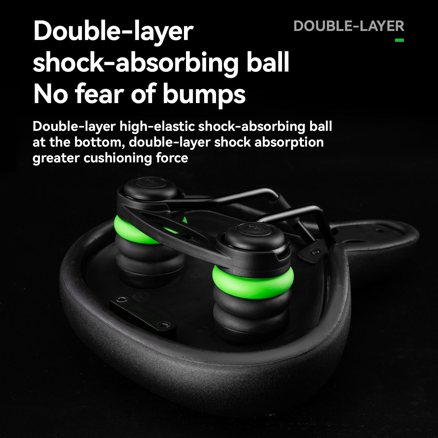 Bike Saddle Seat For Mountain Bikes with Shock Absorption