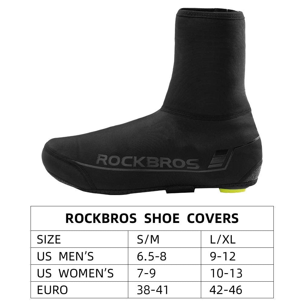 ROCKBROS Winter Windproof Thermal Cycling Shoe Covers