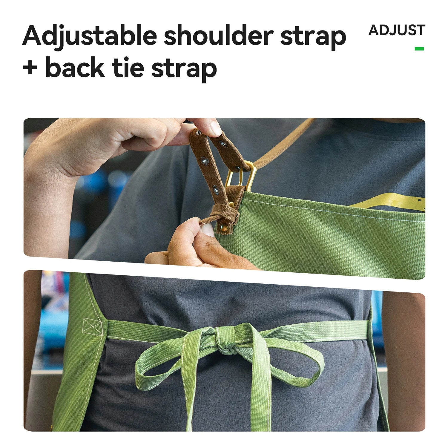 Multi-Pocket Work Apron