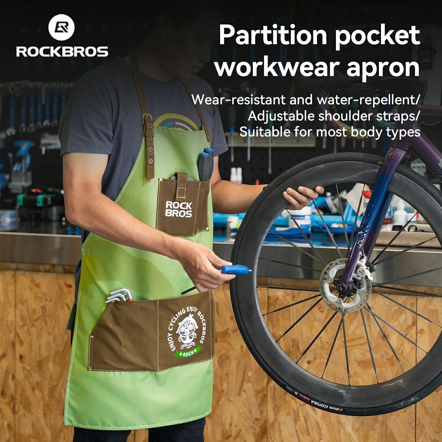 Multi-Pocket Work Apron