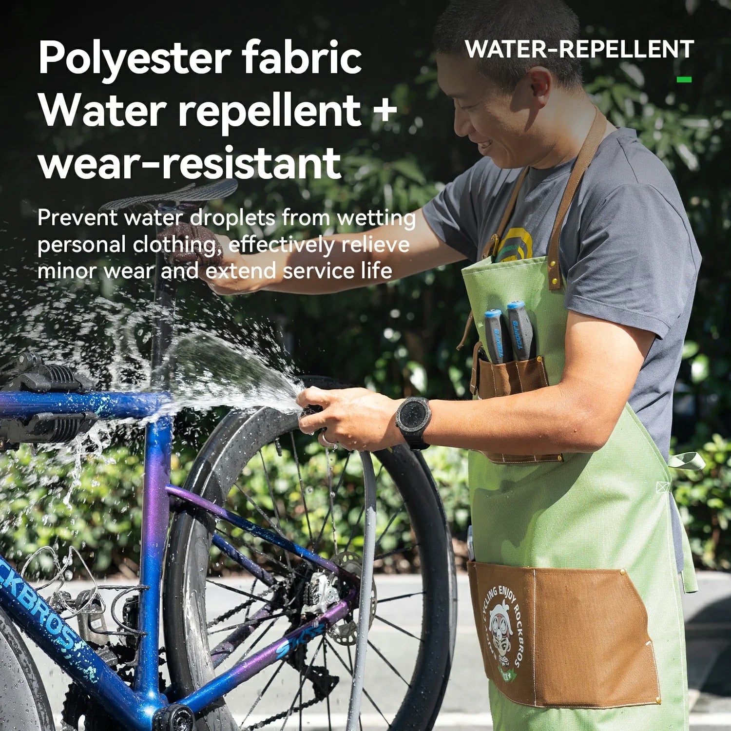 Multi-Pocket Work Apron