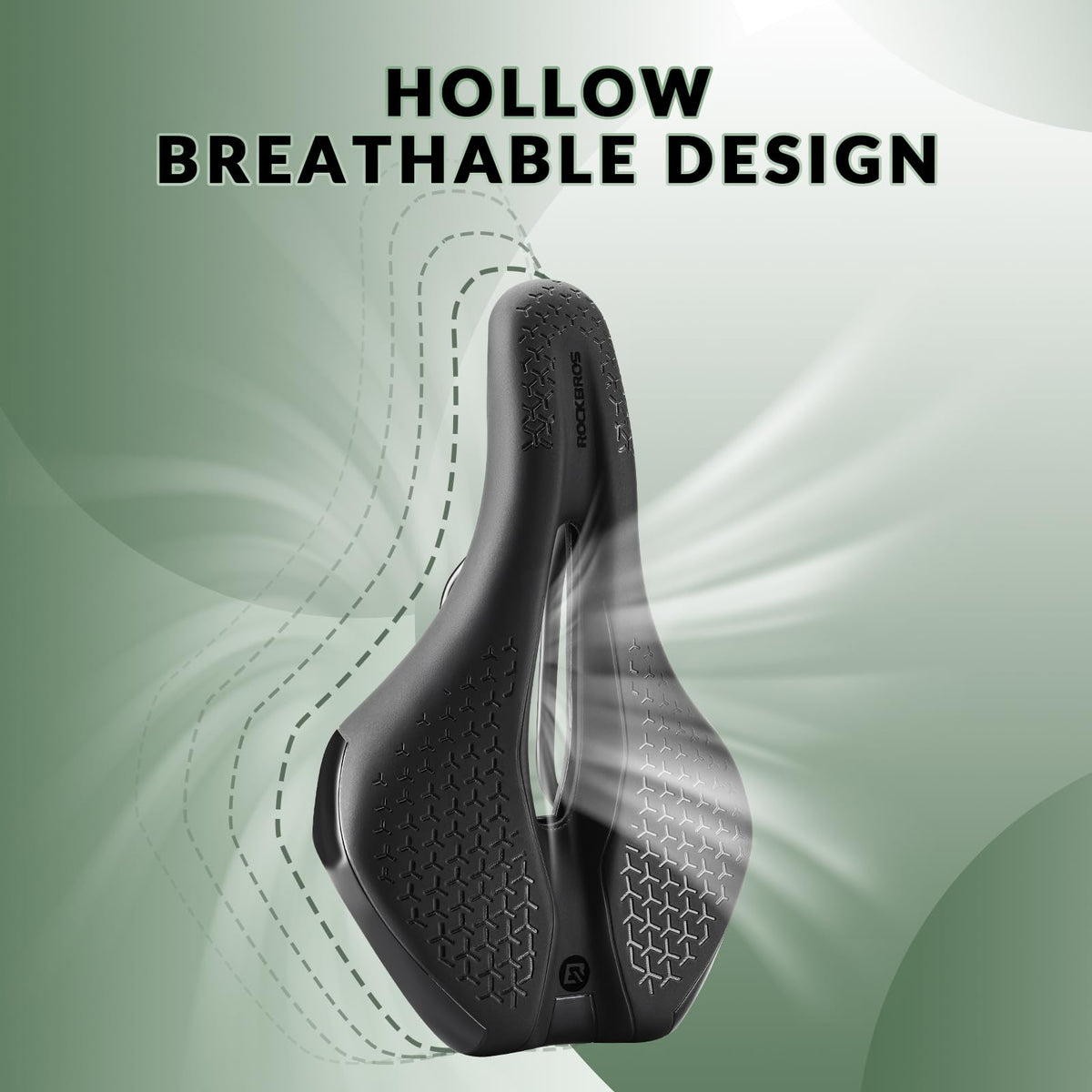 ROCKBROS breathable anti-slip memory foam bike saddle - image 2