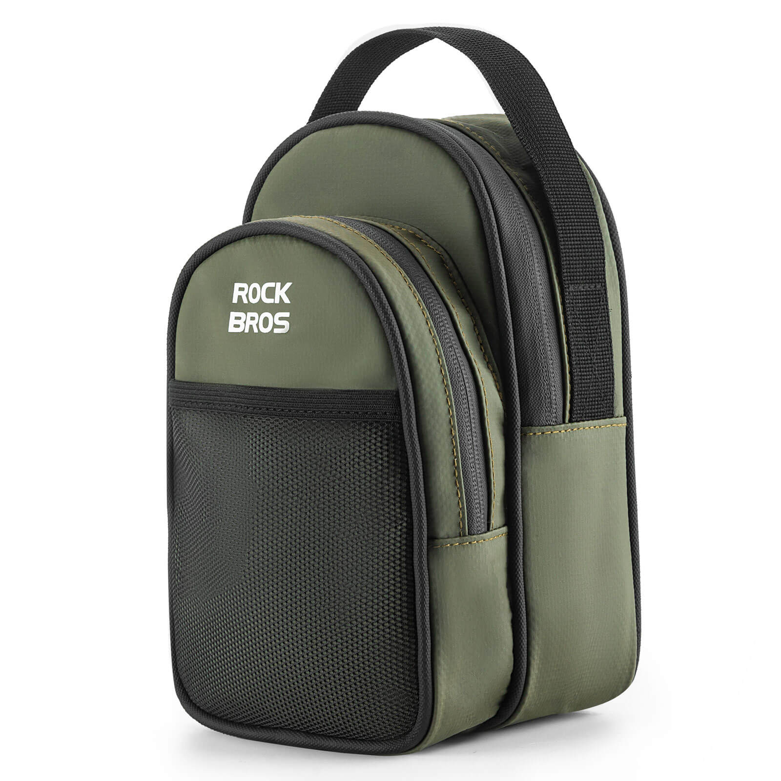 ROCKBROS Front Hanger Bag 1.8L – The Ultimate Storage Upgrade for Your Folding Bike!​ #Color_Green