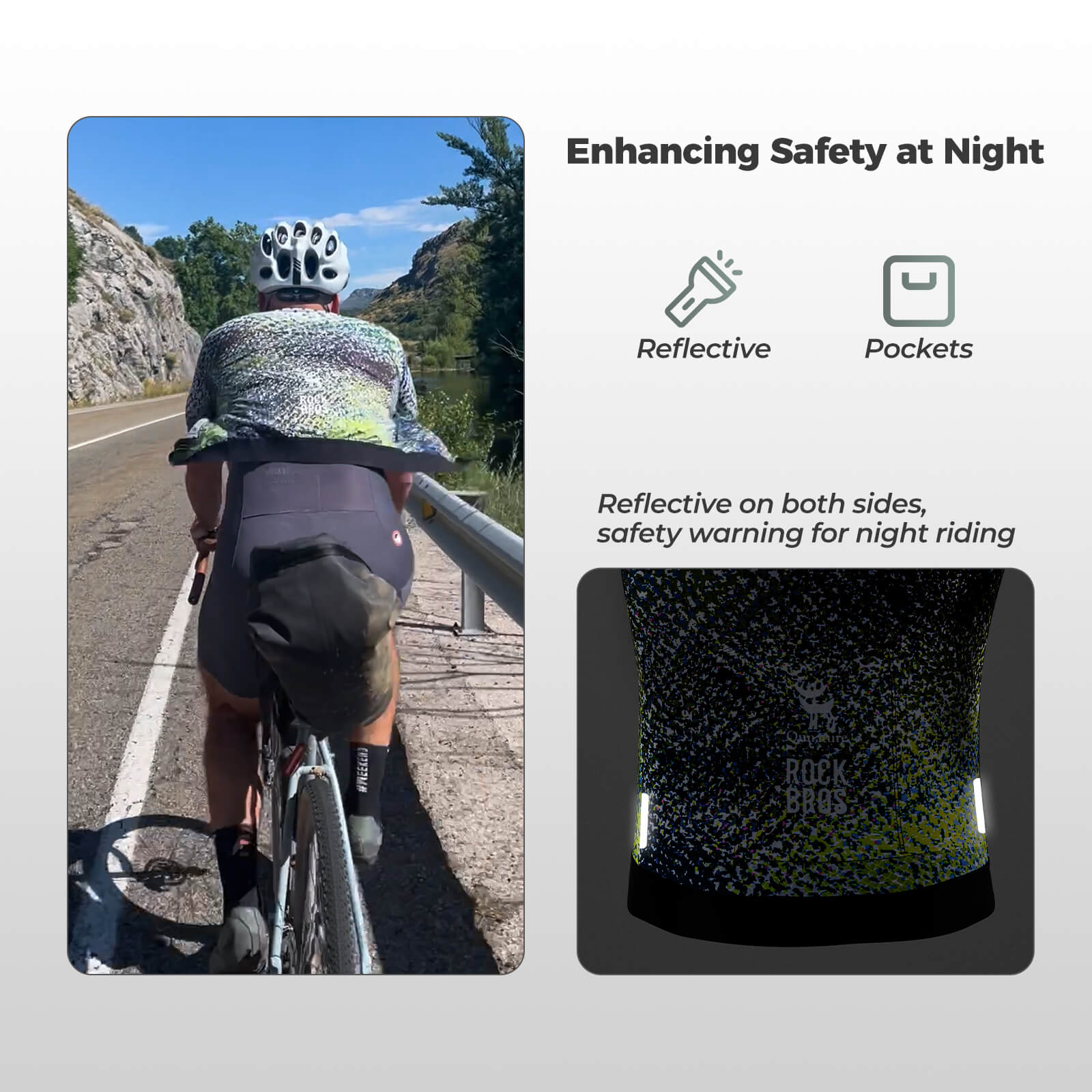 ROCKBROS Camo Cycling Jersey – Stealthy Style, Unstoppable Performance!