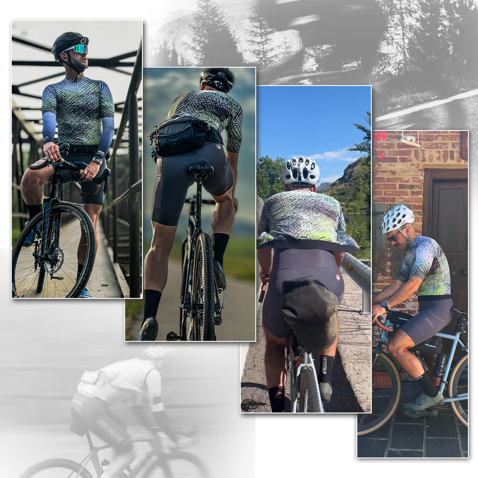 ROCKBROS Camo Cycling Jersey – Stealthy Style, Unstoppable Performance!