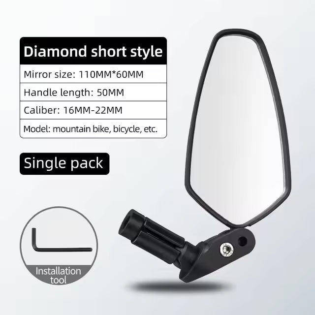 Bike Rear View Mirror 360 Rotatable 1pc