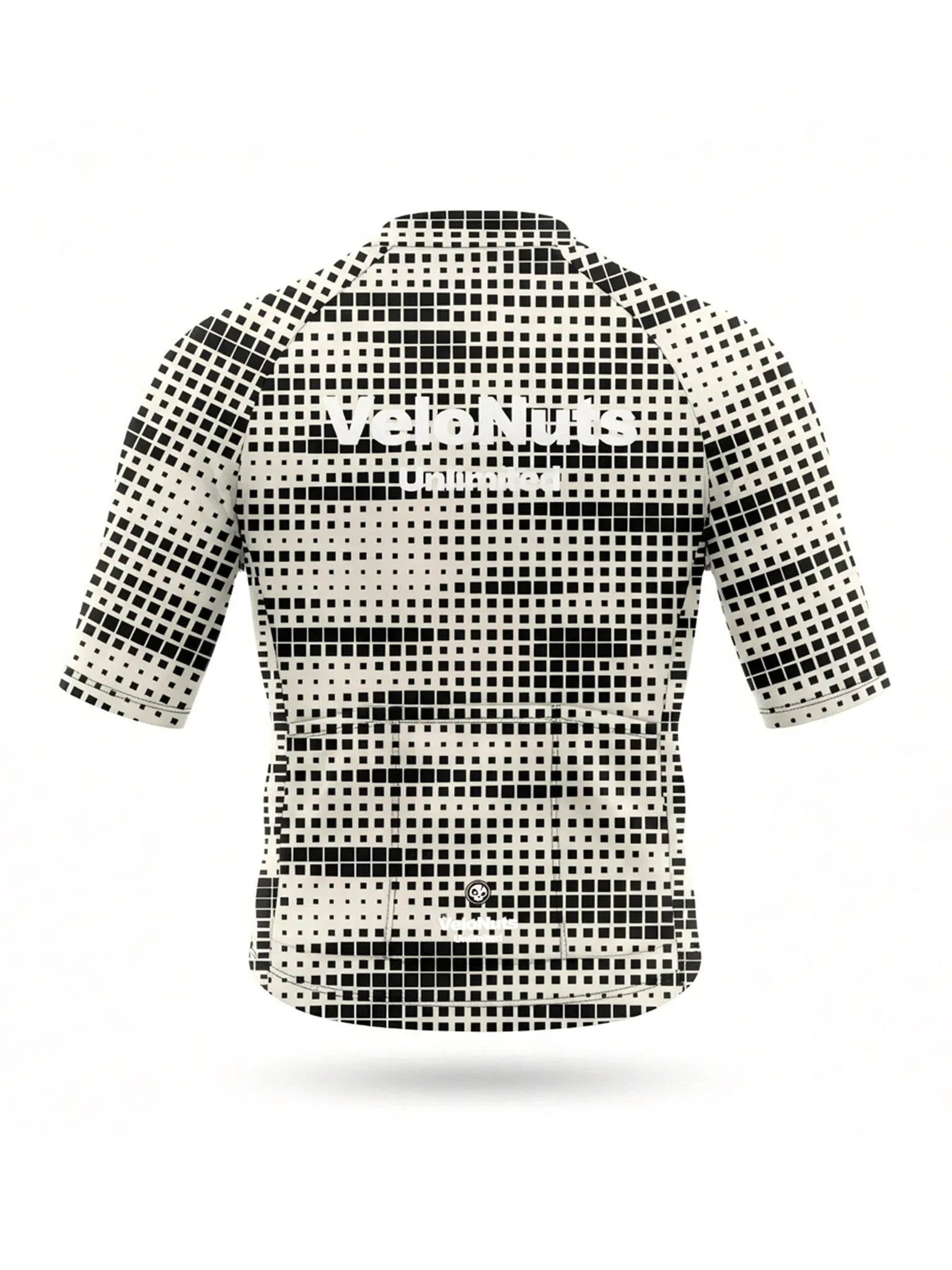 Women's Cycling Jersey Pixel Riot#Type_Mono Pixel Grid