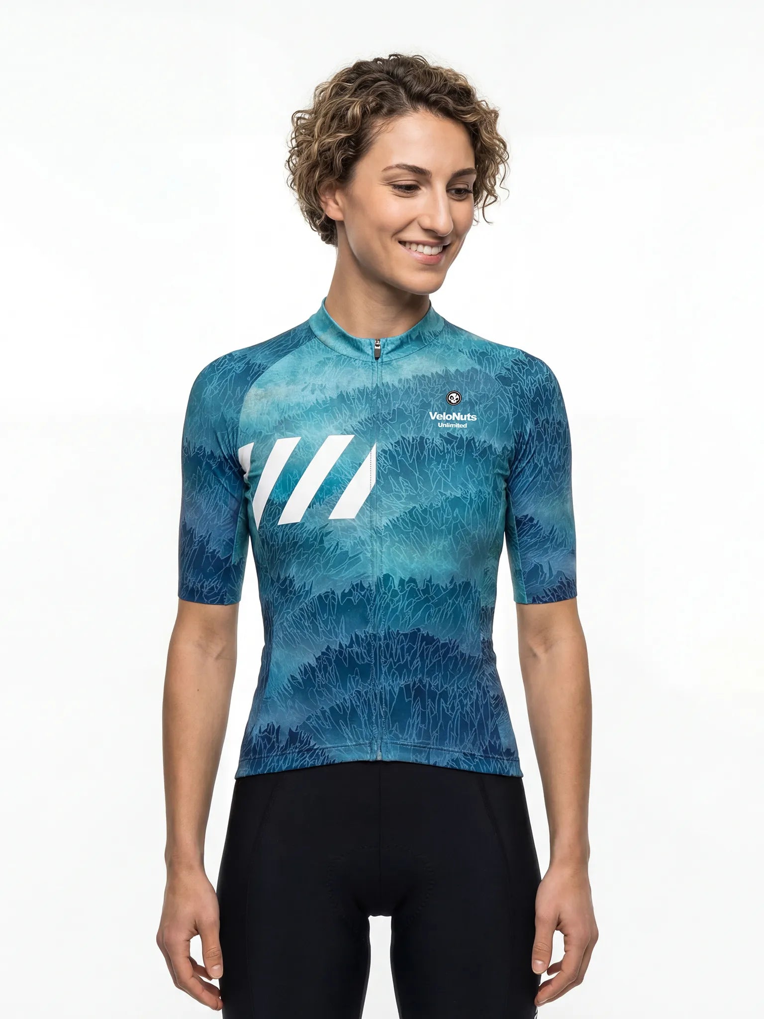 Women's Cycling Jersey Liquid Terrain#Type_Ice Reef Contour