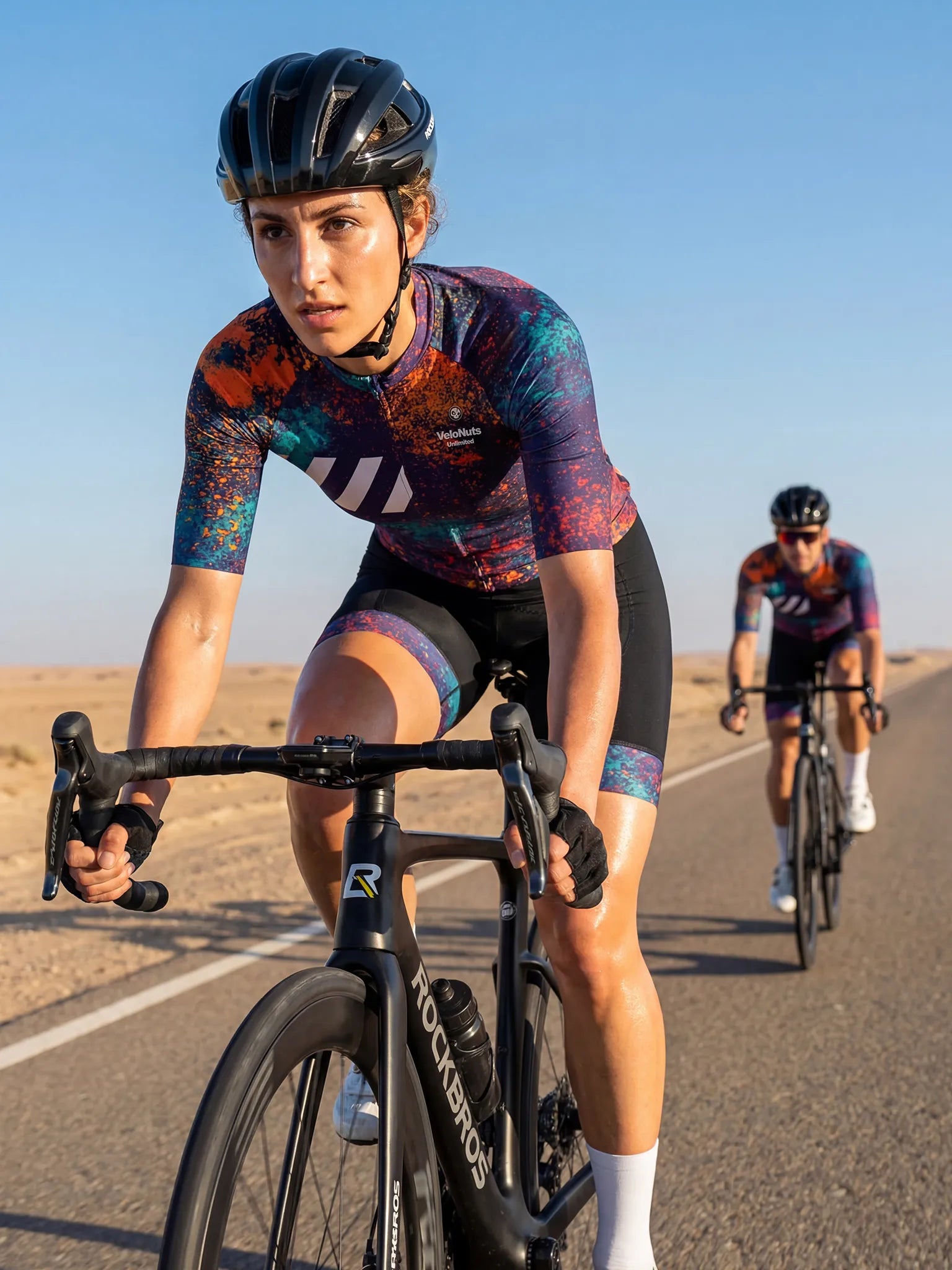 Women's Cycling Jersey Ink Burst#Type_Solar Spray