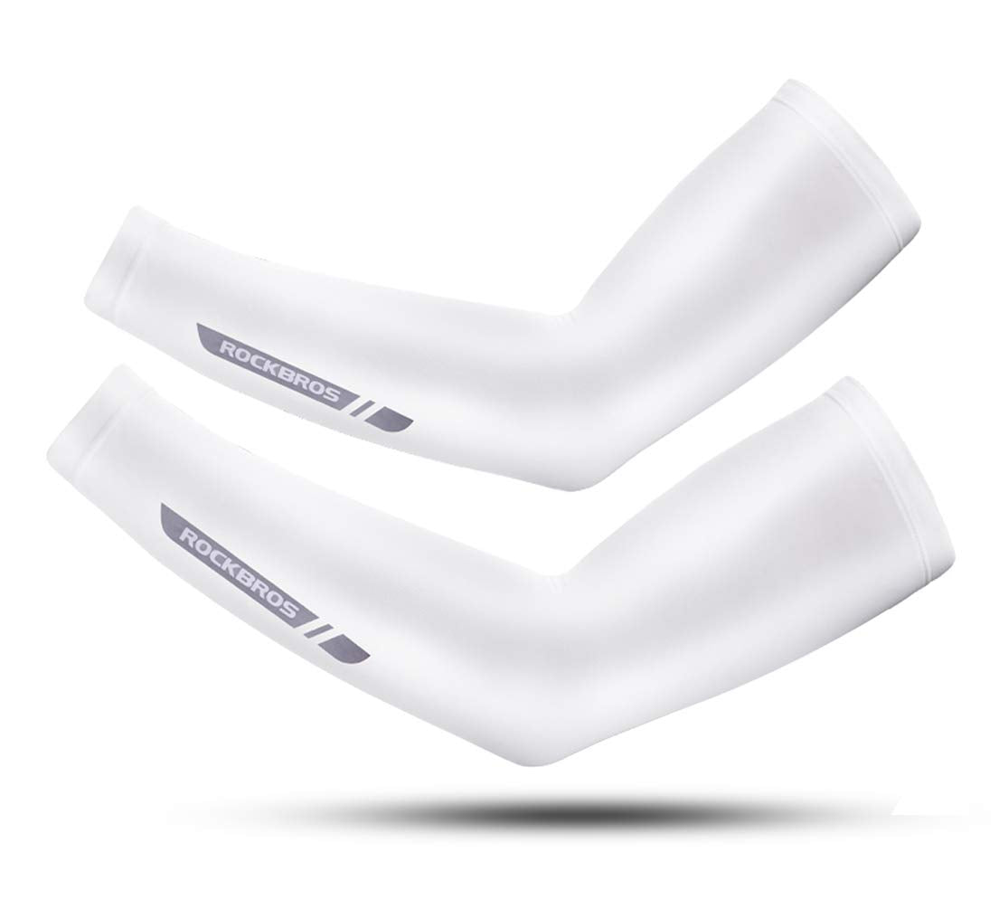 ROCKBROS Sun Protection Arm Sleeves Cooling for Running Golf Fishing Cycling - ROCKBROS