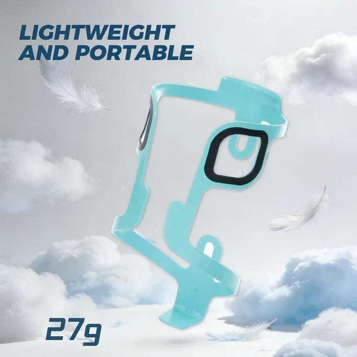 ROCKBROS Lightweight 27 g aluminium bike bottle cage with secure bottle retention, weather-resistant finish and universal fit.
#Color_Blue