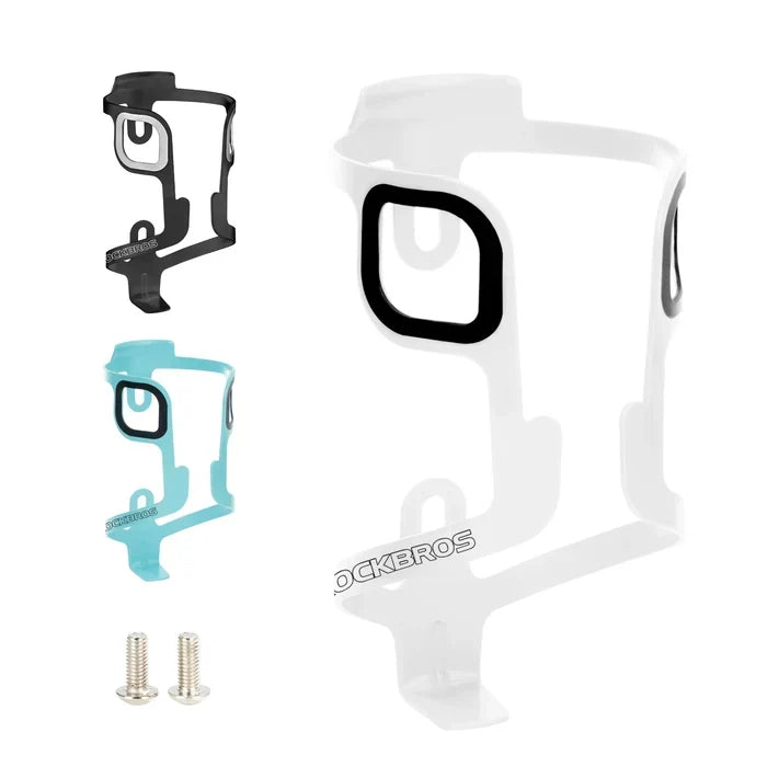 ROCKBROS Lightweight 27 g aluminium bike bottle cage with secure bottle retention, weather-resistant finish and universal fit.
#Color_White