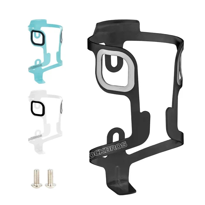ROCKBROS Lightweight 27 g aluminium bike bottle cage with secure bottle retention, weather-resistant finish and universal fit.
#Color_Black