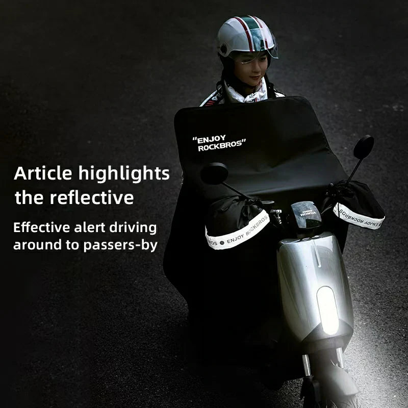 Winter Leg Cover Handlebar Muff for Electric Scooter Motorcycle