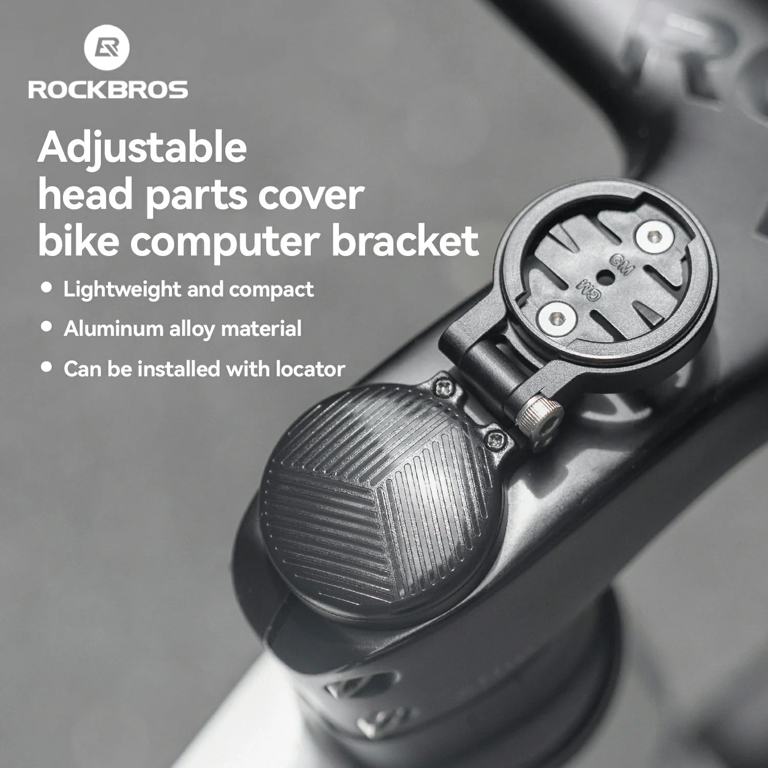 Cyclist using bike mount