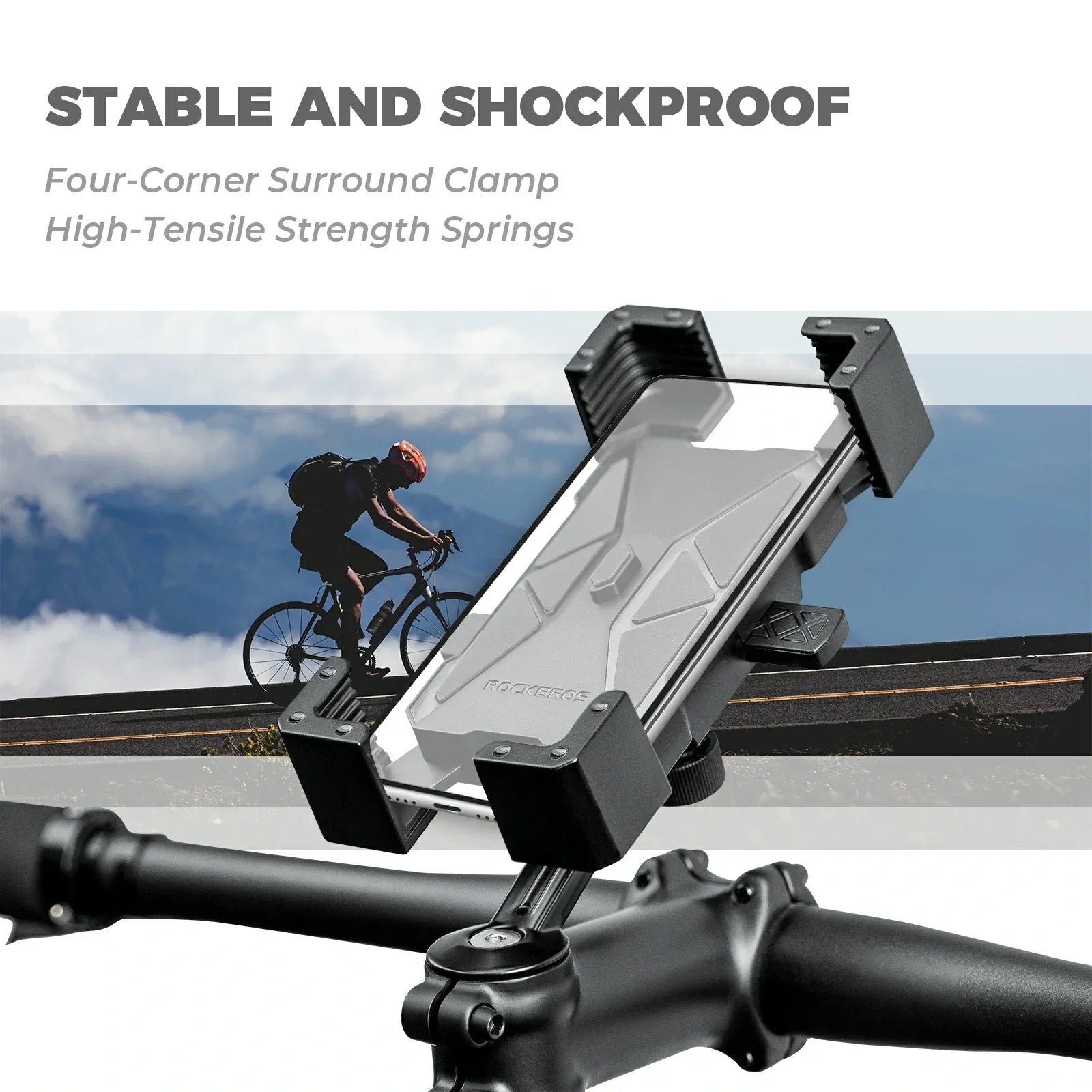 360 degree rotating bike phone holder for iPhone or smartphone