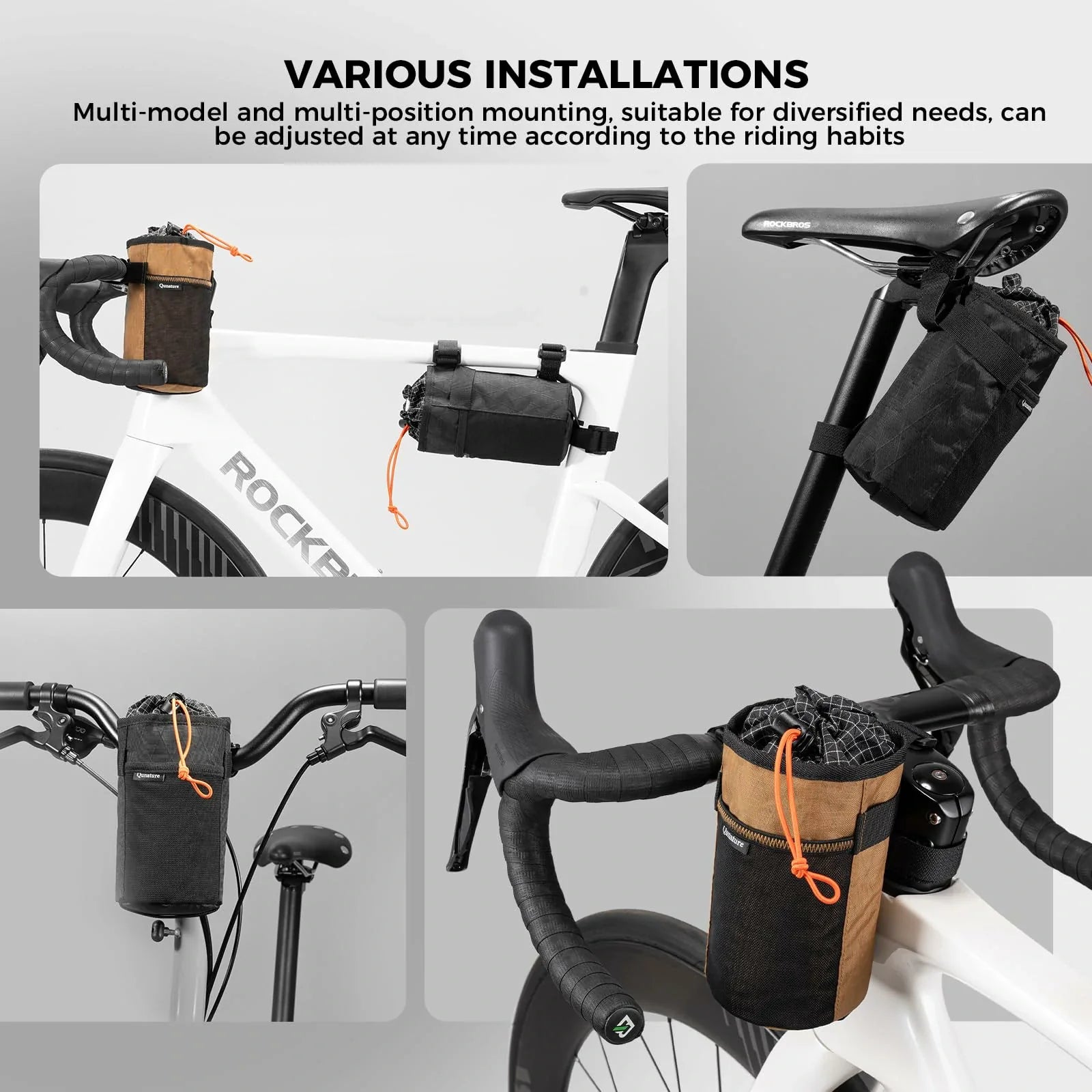 Qunature Bikepacking Water bottle bag