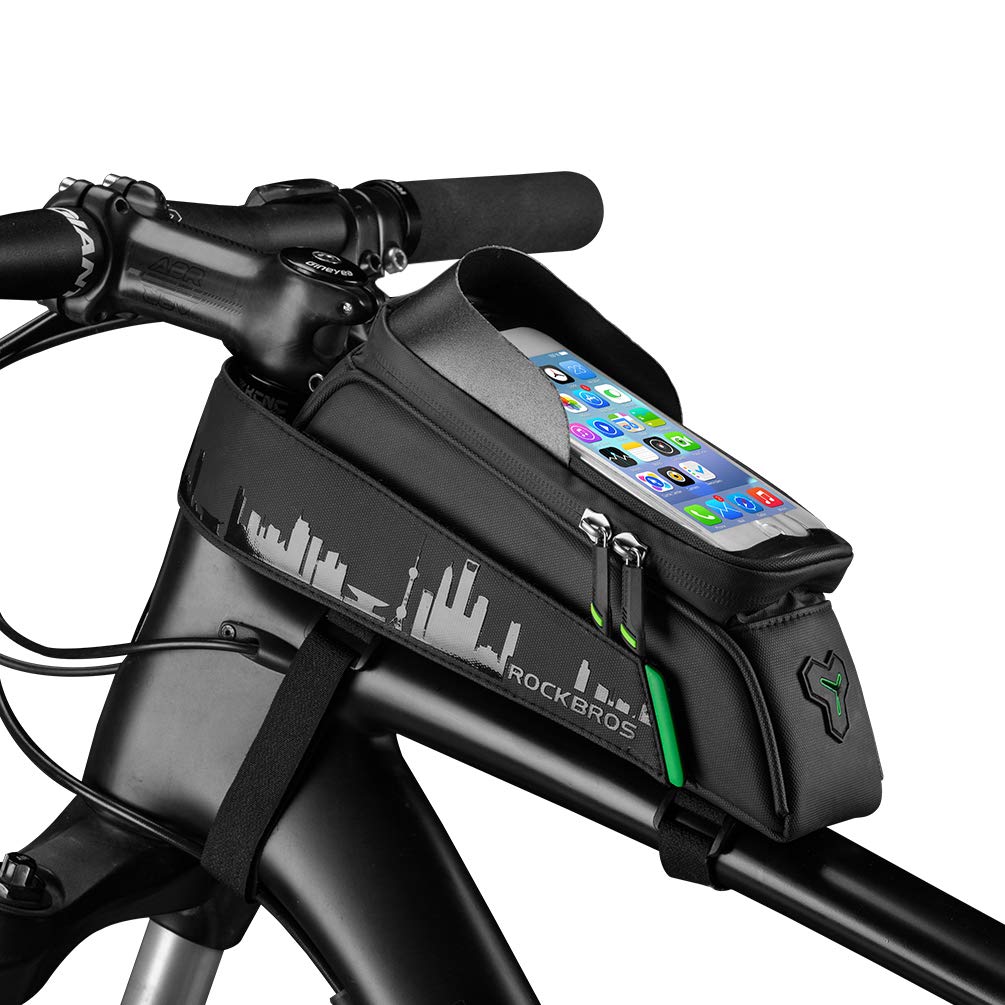 Waterproof Bike Phone Front Frame Bag under 5.8"/ 6.5"