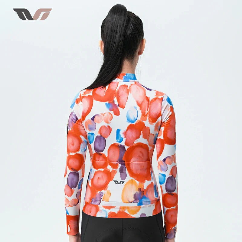 TVI Cycling Jersey Fleece Long Sleeve for 41–68 °F