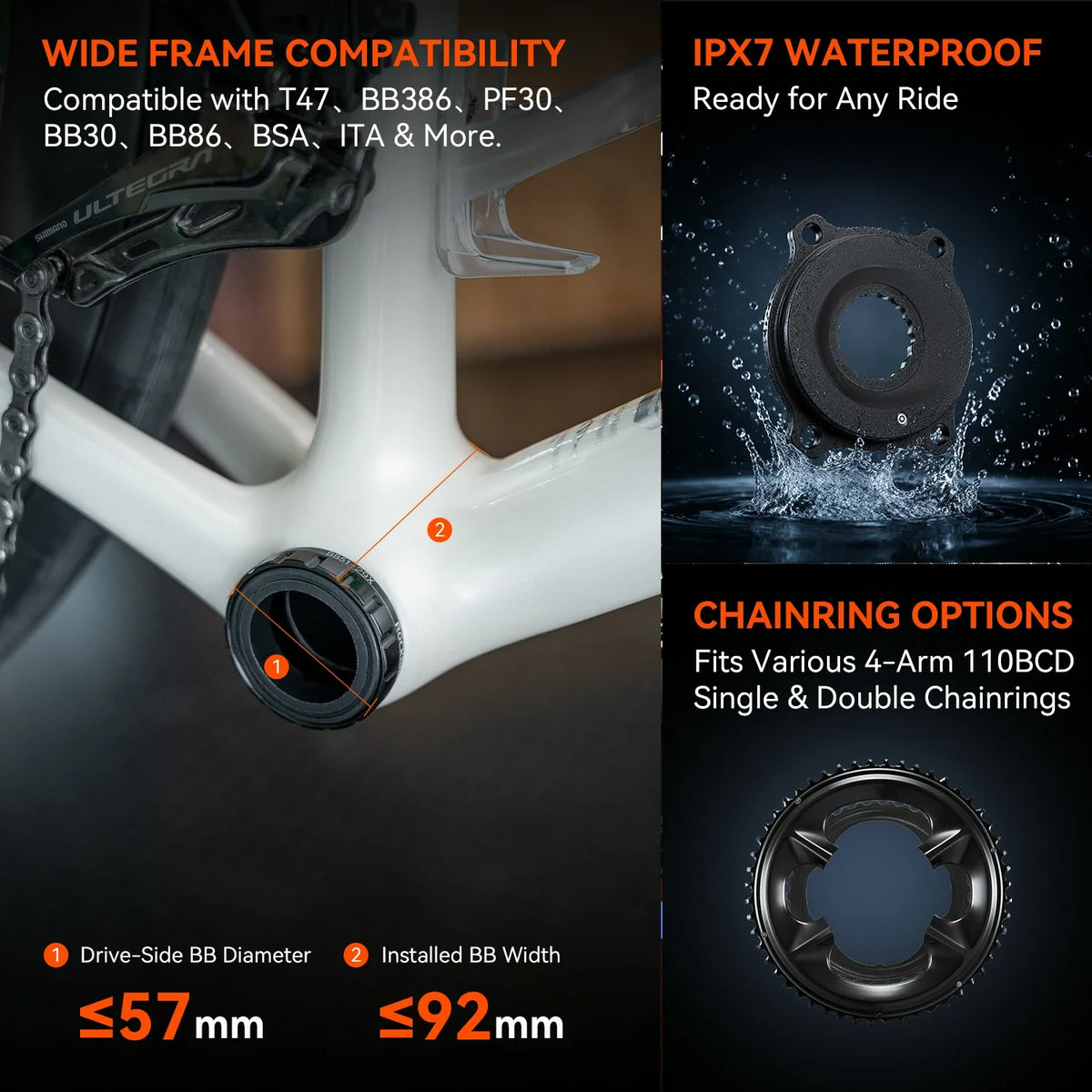 EASTON spider power meter crank compatibility guide