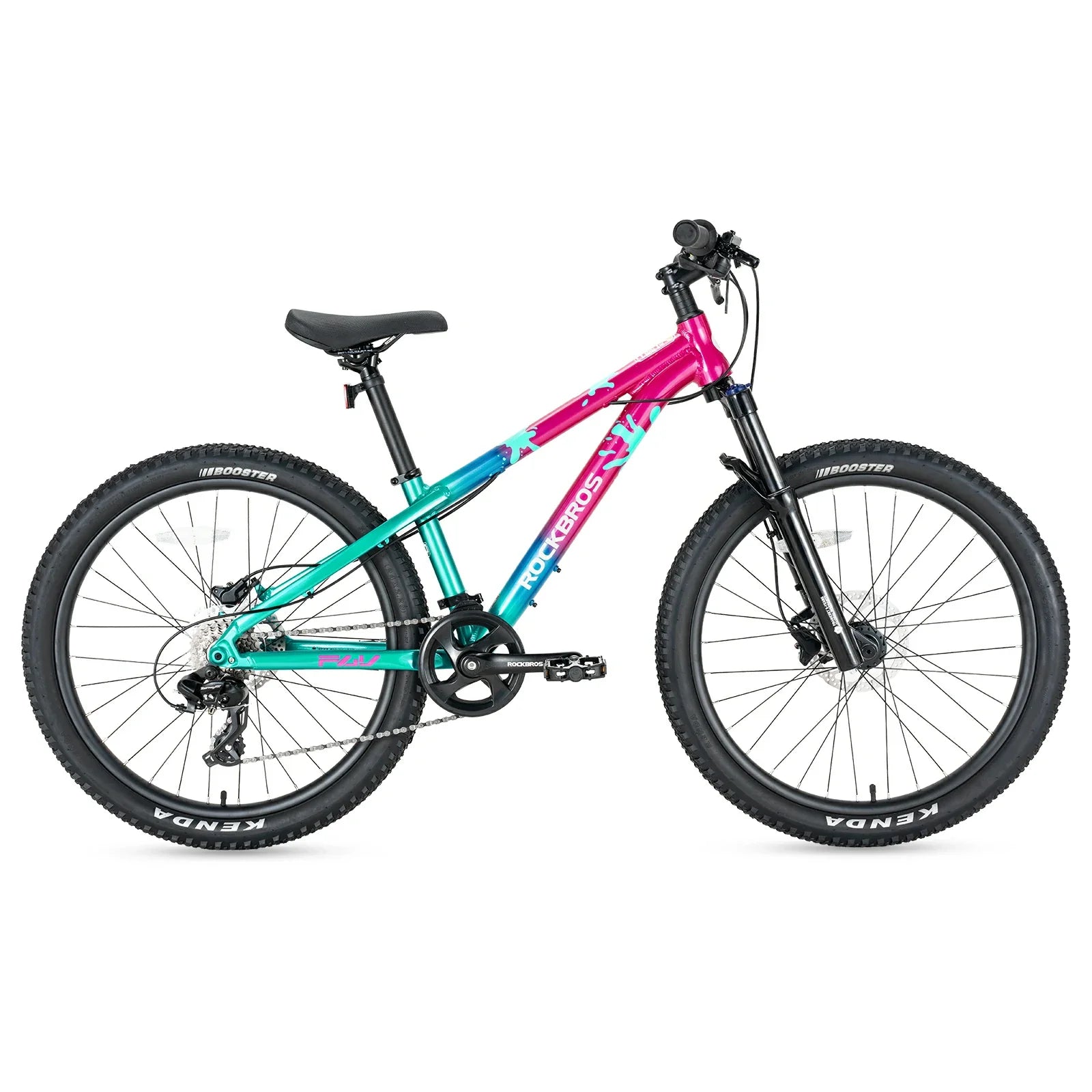 fly-24-inch-mountain-kid-bike-front-view #color_pink