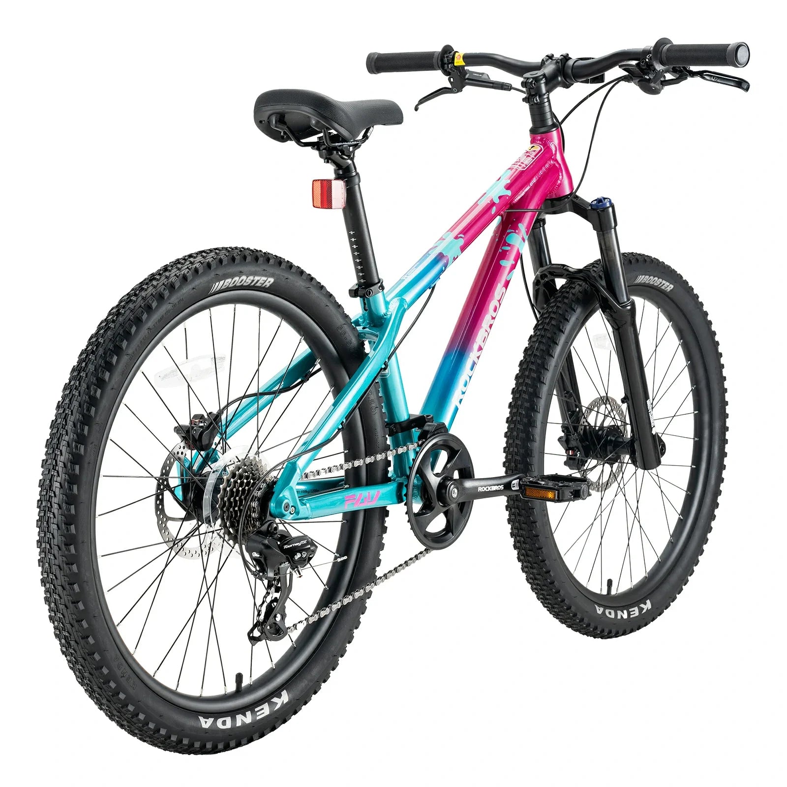 fly-24-inch-mountain-kid-bike-side-view #color_pink
