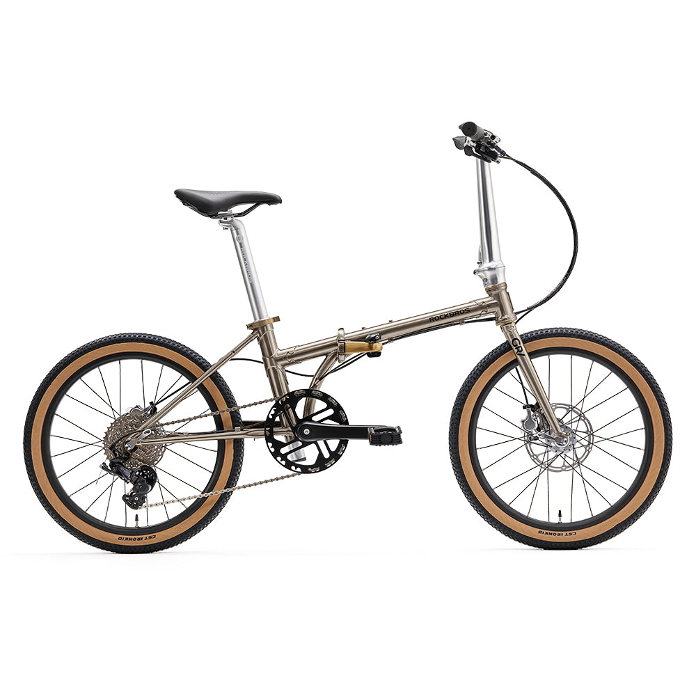 Gravis Gravel Folding Bike | 9-Speed | 4130 Steel Frame | CNC