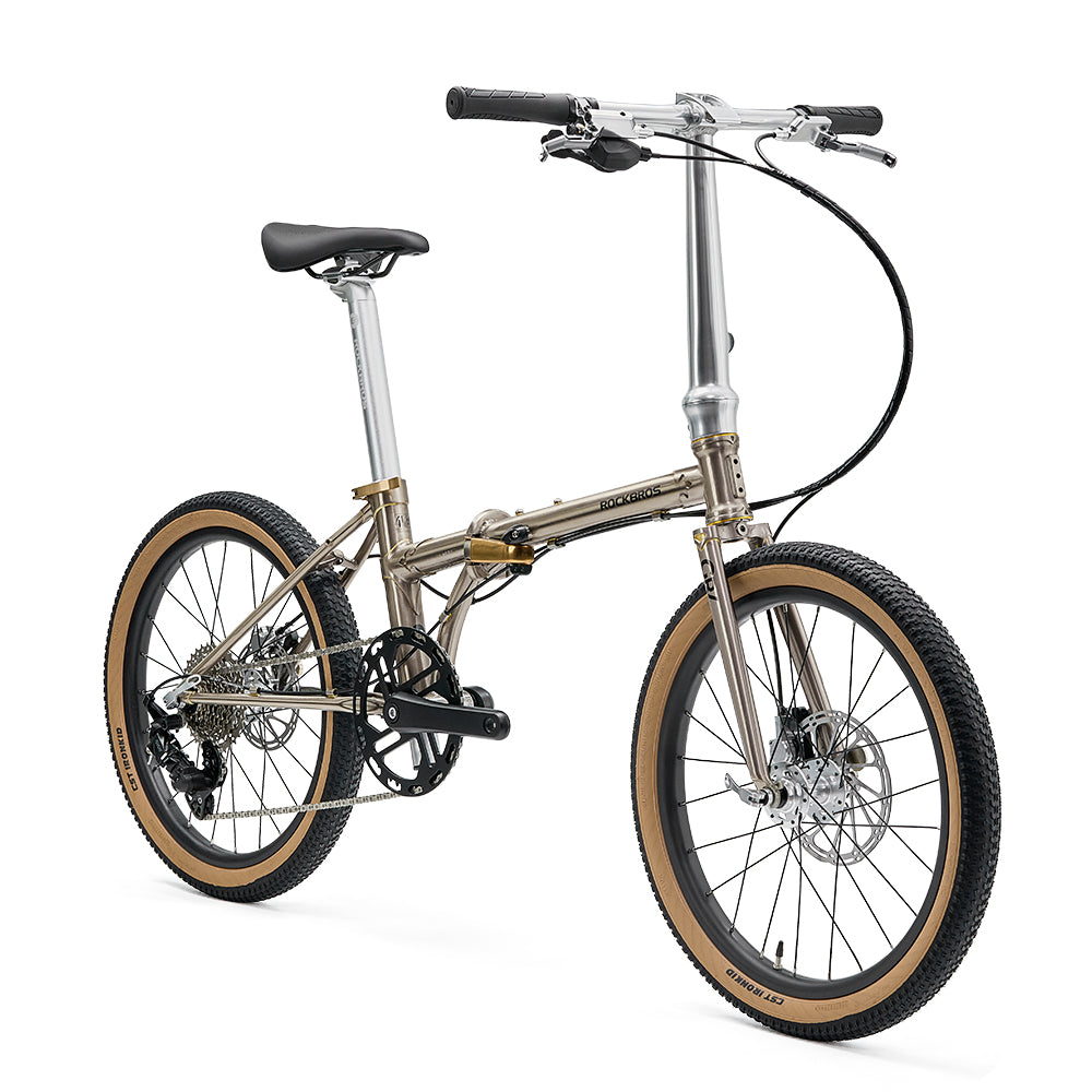 Gravis Gravel Folding Bike | 9-Speed | 4130 Steel Frame | CNC