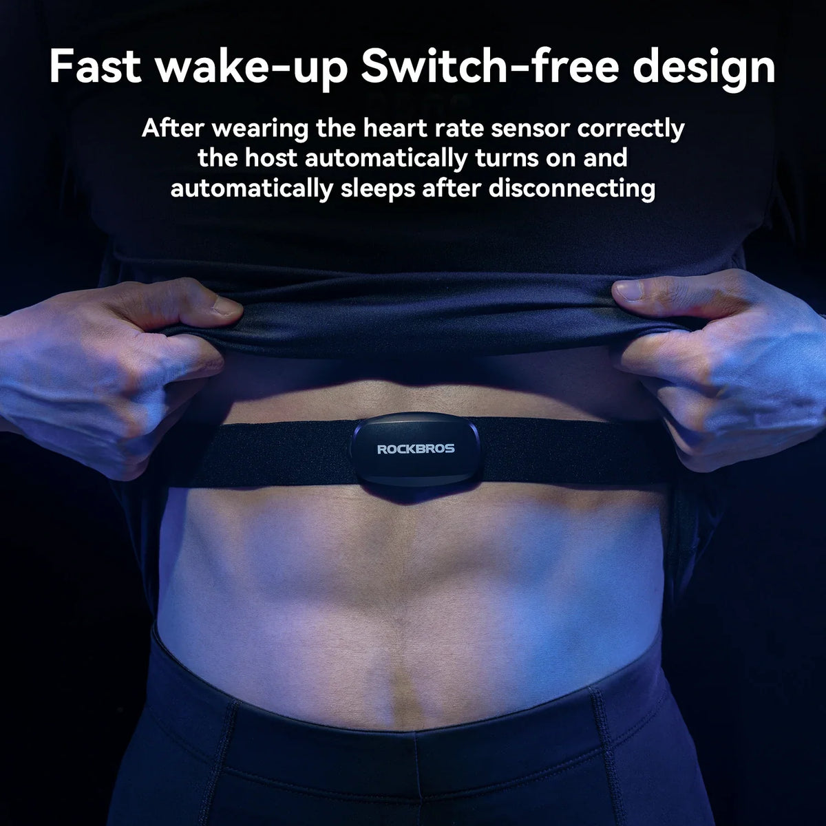 IP67-rated HR12 heart rate monitor for training