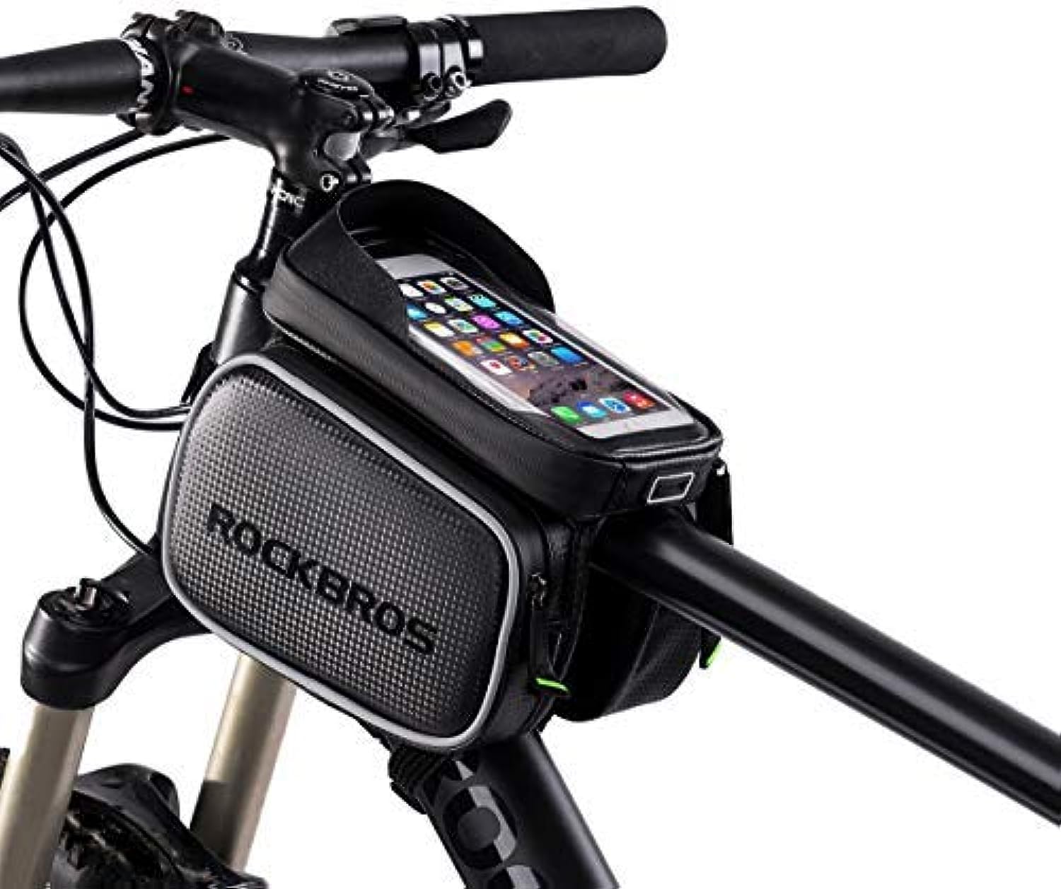 ROCKBROS Waterproof Bike Top Tube Bag - Phone Bag for 6.2¡± & Under - ROCKBROS