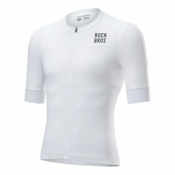 ROCKBROS Men's Quick Dry Cycling Jersey with 3 Pockets