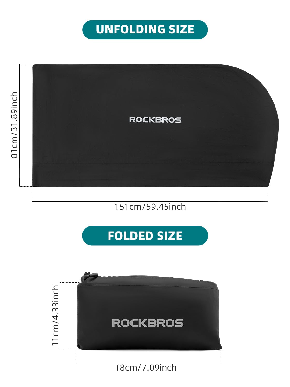 Bike Cover for 19-27.5 inches Bikes Bike Storage Bag Foldable Storage Bag