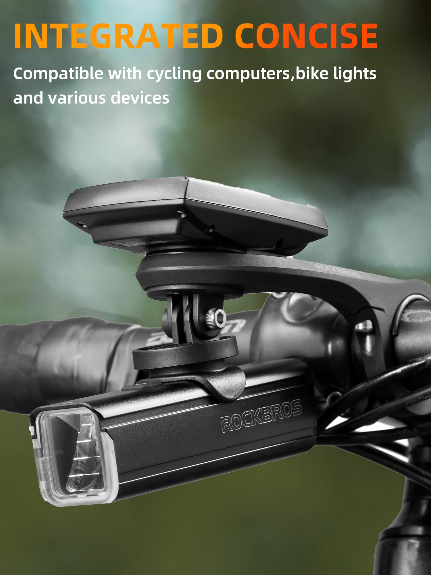 Out Front Mount for Garmin, iGPSPORT - Fits 32-35mm Handlebars