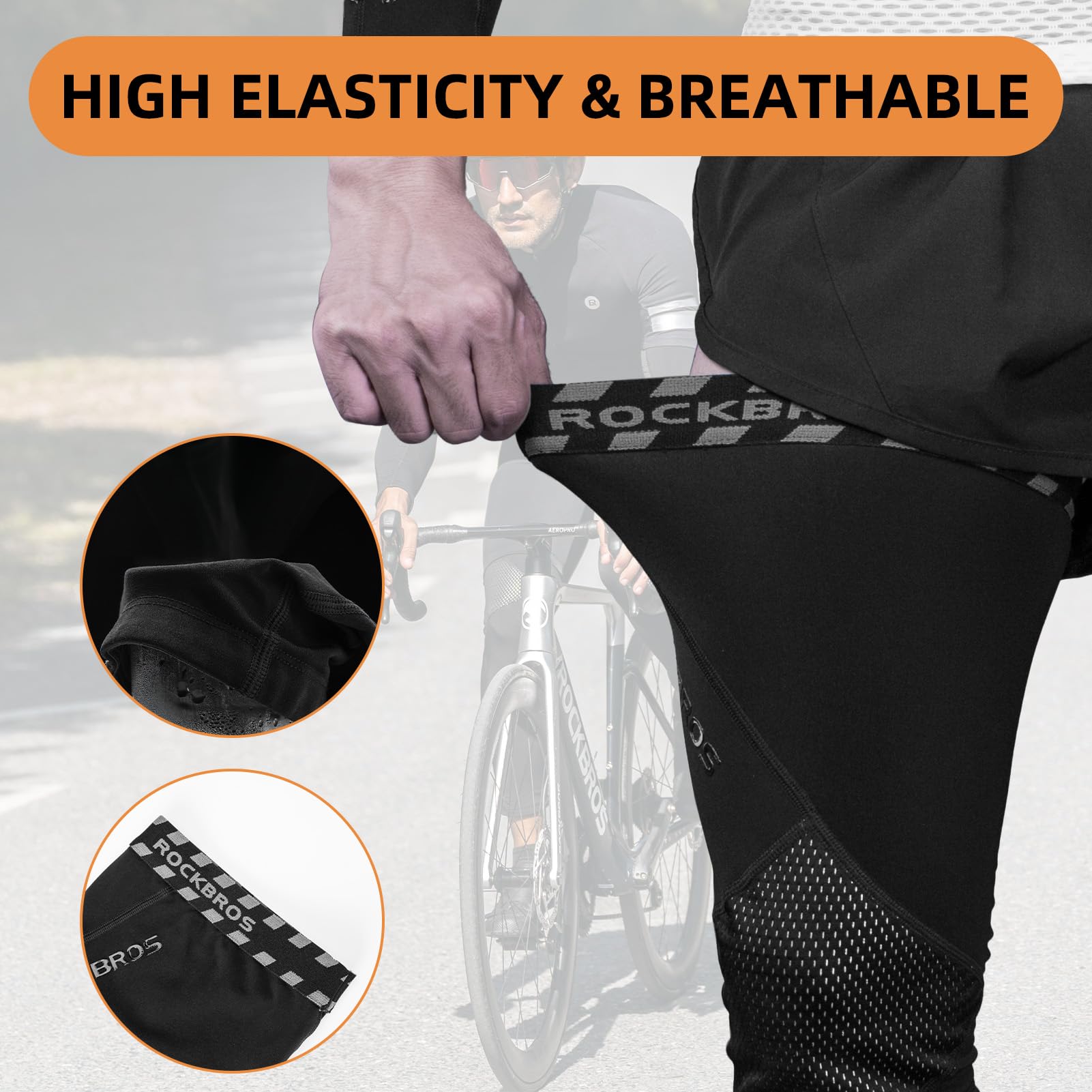 Cycling Leg Warmers Thermal Long Leg Sleeves for Men Women