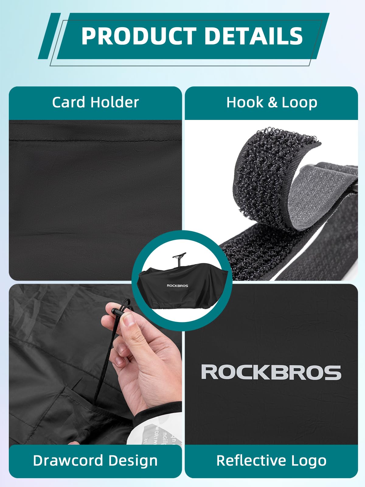 Bike Cover for 19-27.5 inches Bikes Bike Storage Bag Foldable Storage Bag