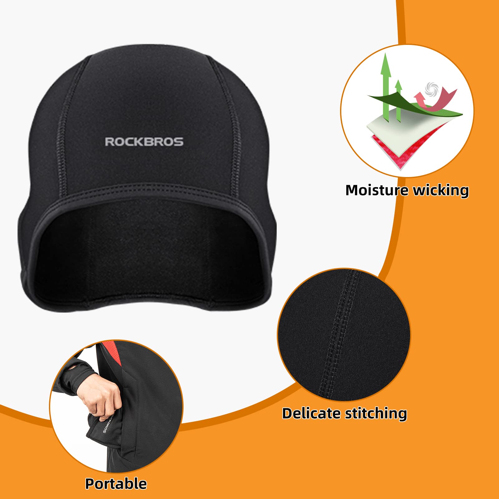 Skull Cap Men's Winter Cycling Cap