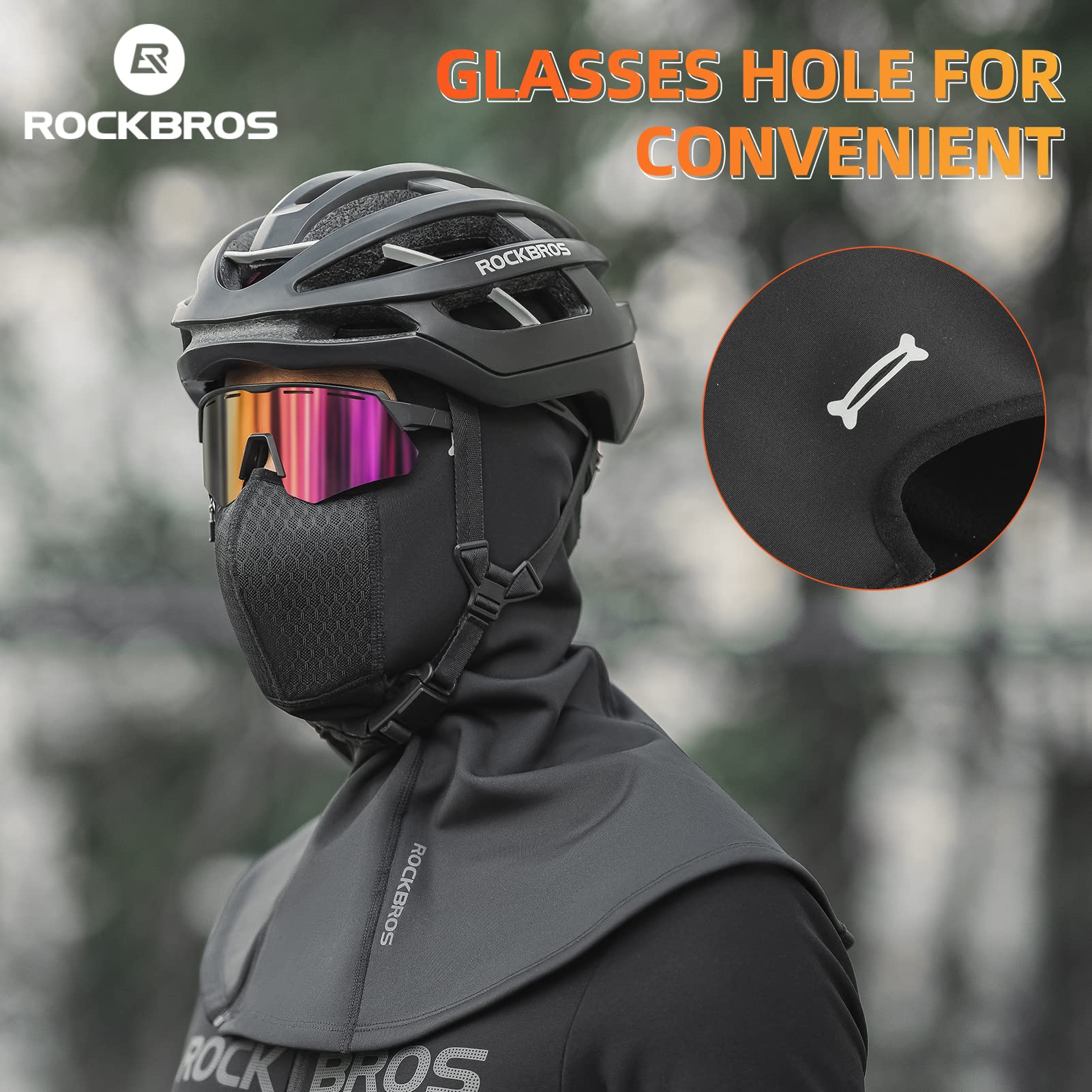 小物 YOKE / FLEECE BALACLAVA BLACK N-Ferno® 6821 Balaclava Face Mask - Fleece - North American