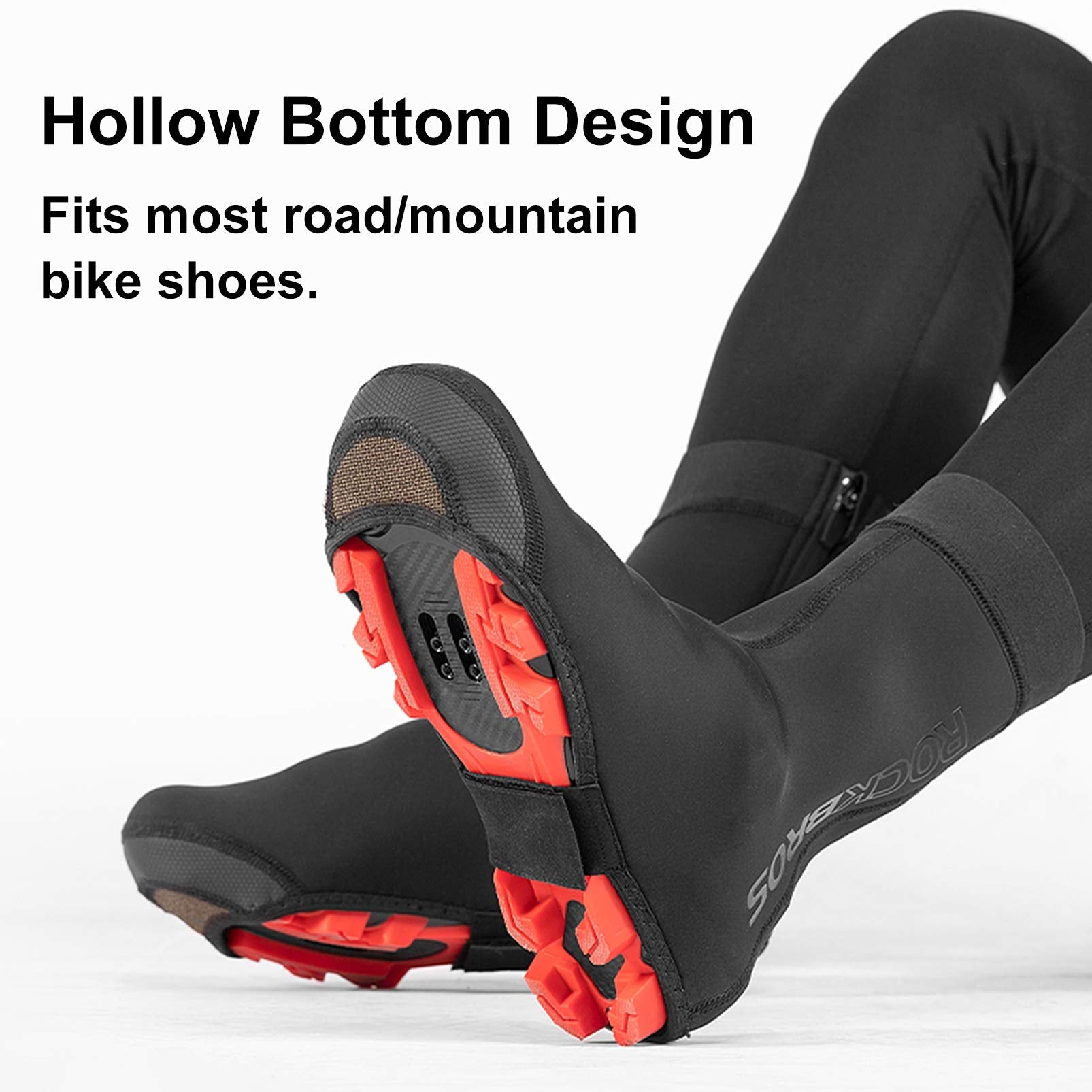 ROCKBROS Warm Windproof Water-Resistant Cycling Shoe Covers