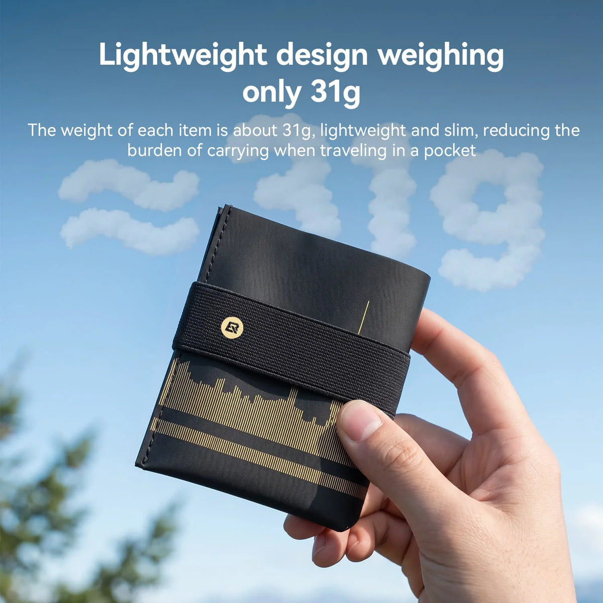 Lightweight Cycling Card Wallet Water-Repellent