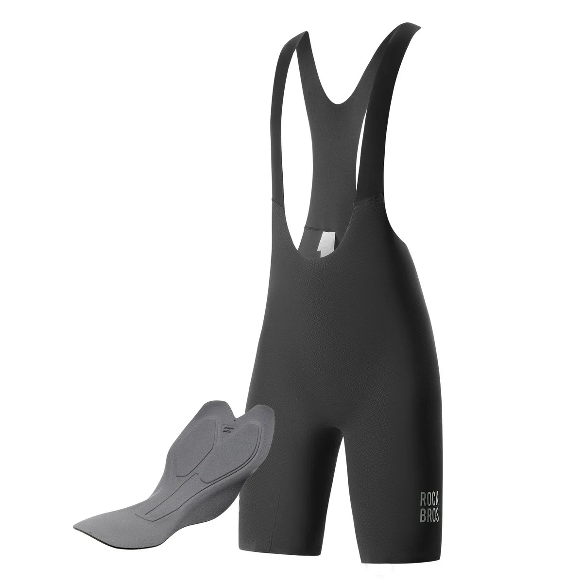 Men's padded breathable cycling bib shorts - image 1
