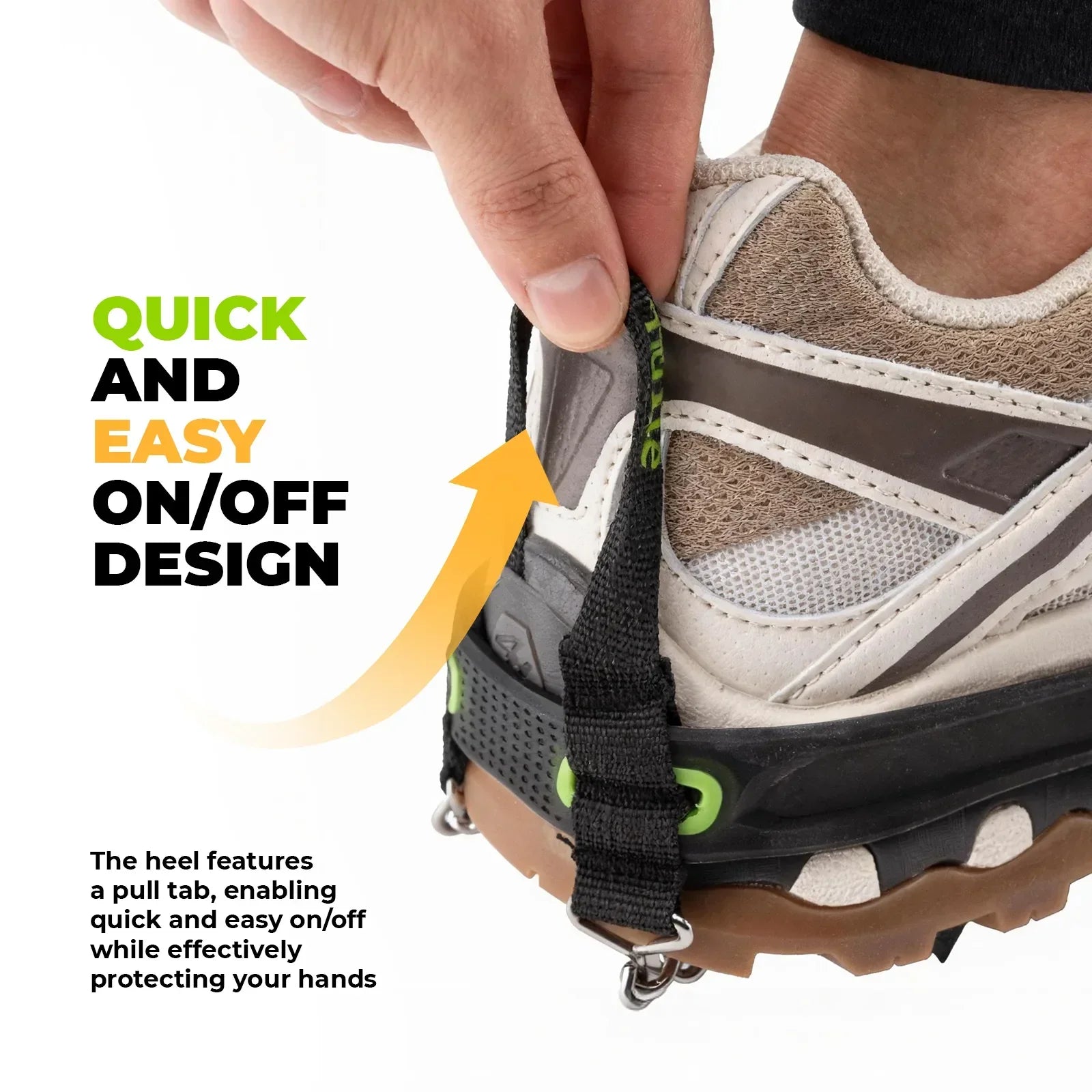 22 Anti Slip Stainless Steel Crampons for Shoes and Boots