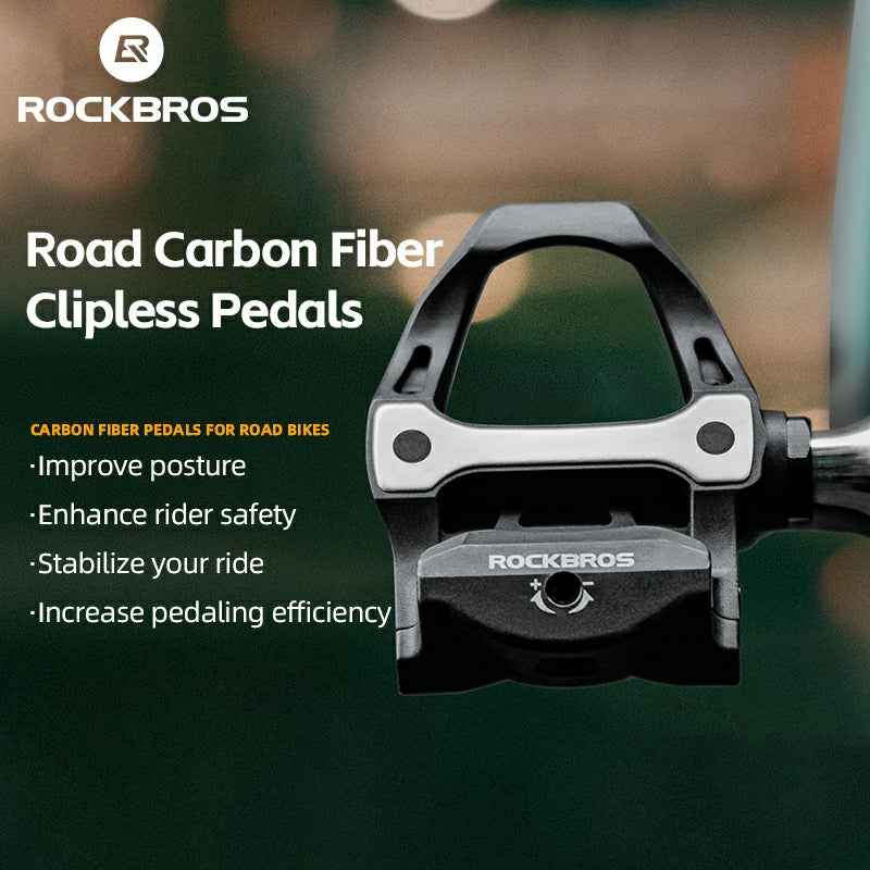 Road Carbon Fiber Clipless Pedals SPD